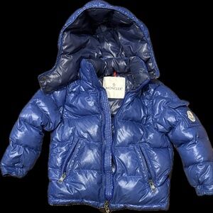 Moncler Boys Hooded Puffer Jacket Size 3Y